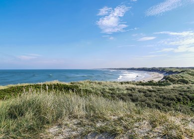 Beautiful Beach in Vorupør, Denmark