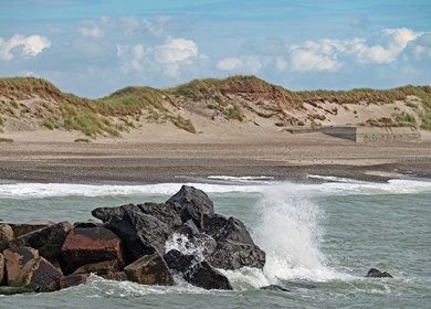 Nordseeküste bei Agger Tange Strand im Nationalpark Thy, Dänemark